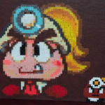 Goombella, big and small (Paper Mario: The Thousand Year Door)